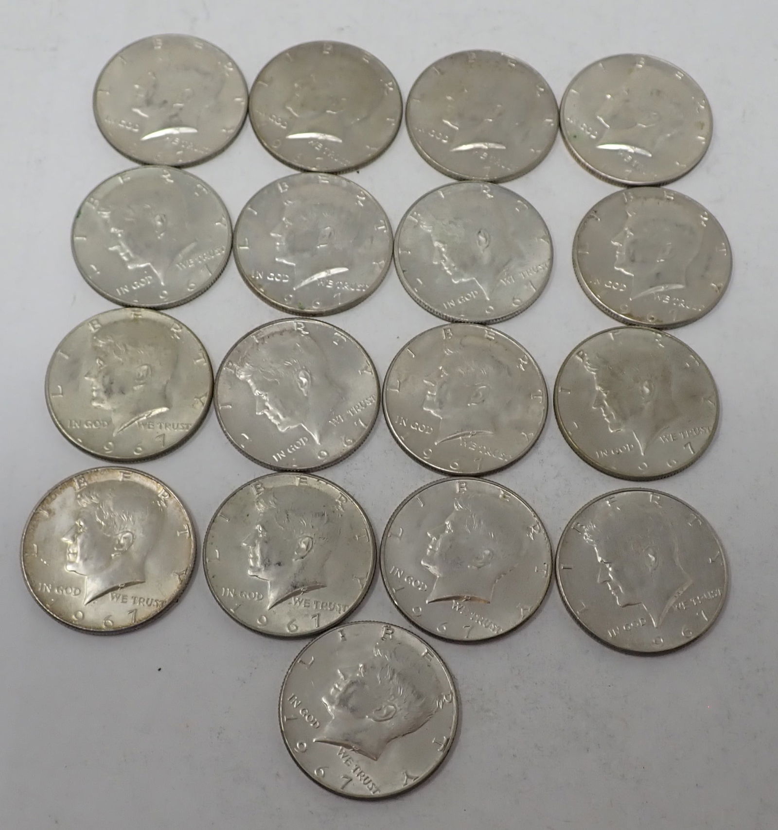 (17) 1967 Kennedy Clad Halves (1 of 6)