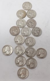 (17)1950's Washington Quarters