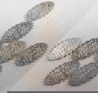 1920 1935 1941 1942 Walking Liberty Half Dollars: Half Dollars - (2)1942, (4)1941, (1)1935, (1)1920. Shipping available