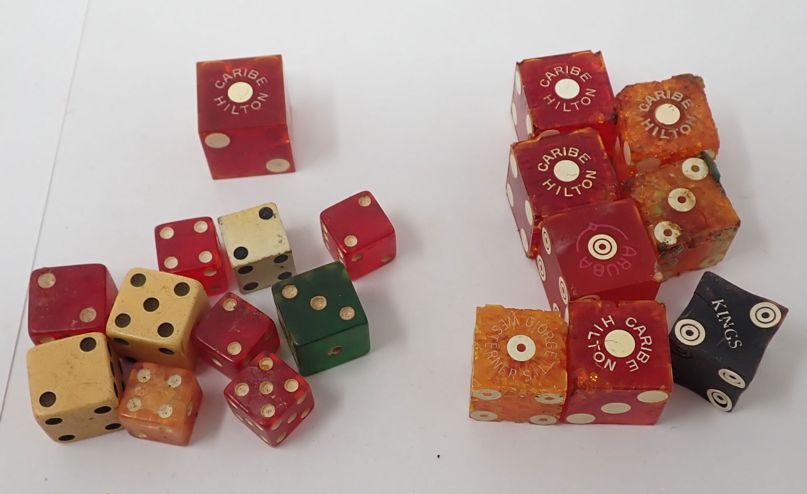 Dice incl Caribe Hilton & Kings: Shipping available