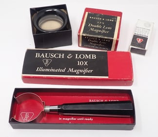 Bausch & Lomb Double Lens Magnifier & Handle