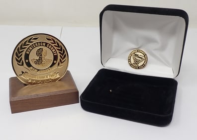 2002 Hunterdon County Veteran Medal & Pin