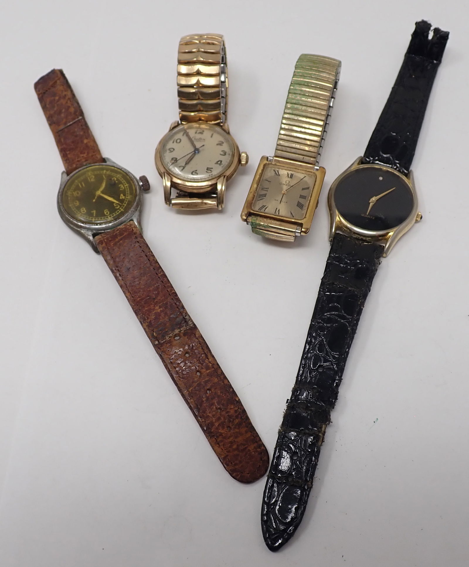 Wristwatches incl Croton & Omega: Shipping available