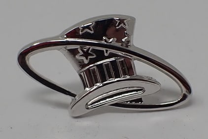 10k Gold Top Hot Tie Tac