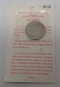 Confederate Half Dollar Copy