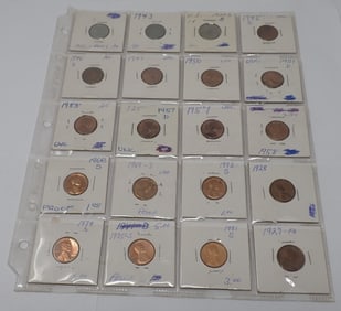 1927 -1981 Lincoln Head Cents / Pennies