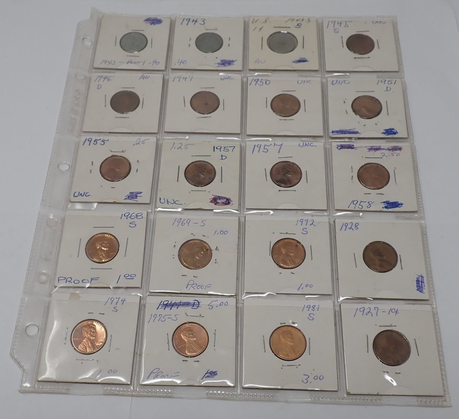 1927 -1981 Lincoln Head Cents / Pennies: Shipping available