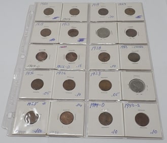 Lincoln Head Cents & Nickels