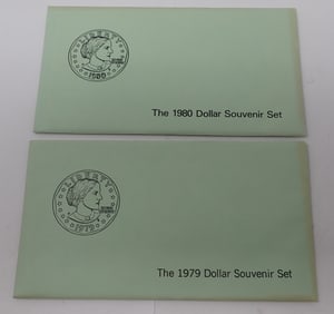1979 1980 Dollar Souvenir Sets