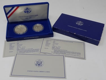 United States Liberty Coin Dollar & Half Dollar