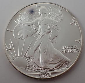 1986 Silver Dollar