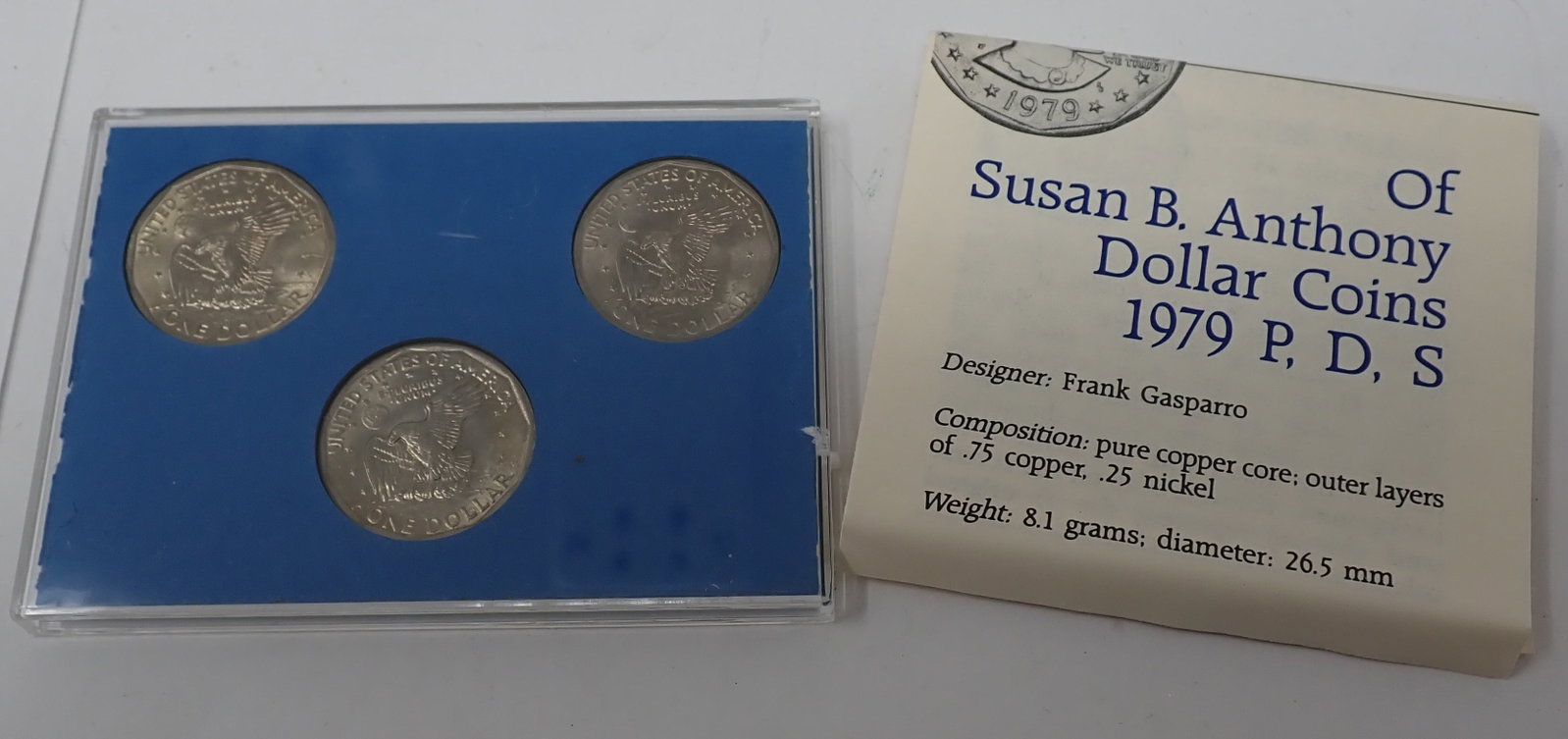 Susan B. Anthony Dollar Coins 1979: Shipping available