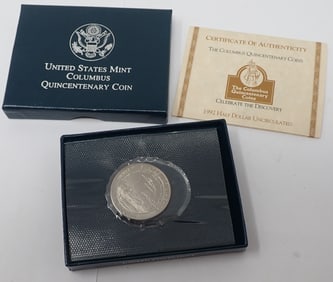 United States Mint Columbus Quincentenary Half Dollar