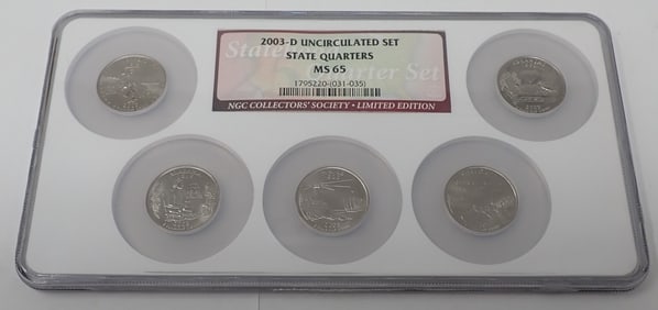 2003-D Uncirculated State Quarters