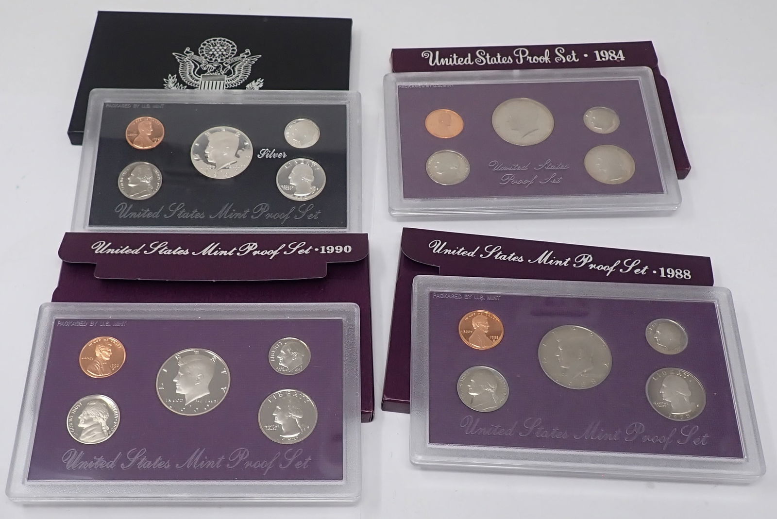 1984 1988 1990 1992 United States Proof Sets (1 of 2)