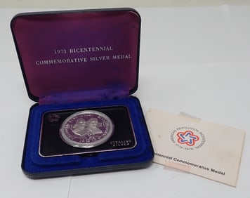 1973 Bicentennial Commemorative Silver Medal