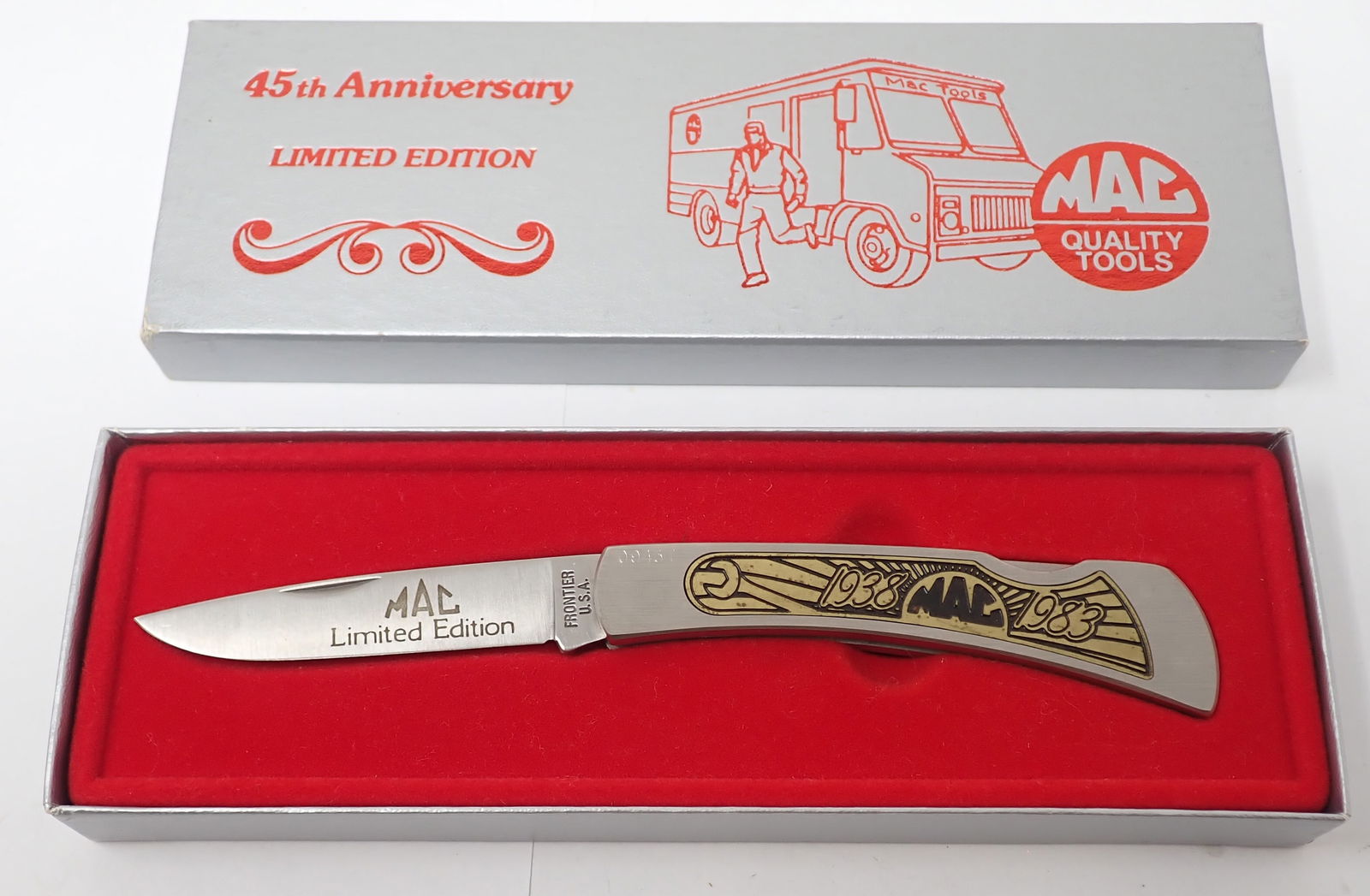 マックツール 75year anniversary ナイフ ステップバン ユーティリティカッターナイフ（ハンドルグリップ式） 刃先自動