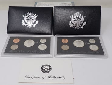 (2) 1997 United States Silver Proof Sets