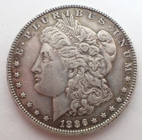1886 Morgan Silver Dollar
