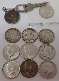 1964 Kennedy Silver Half Dollars incl Uncirculated