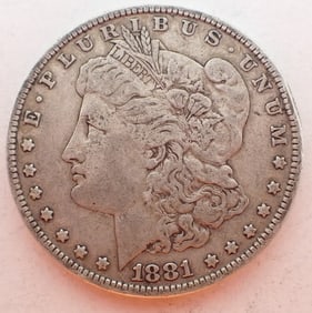 1881 Morgan Silver Dollar