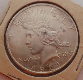 1924 Peace Silver Dollar