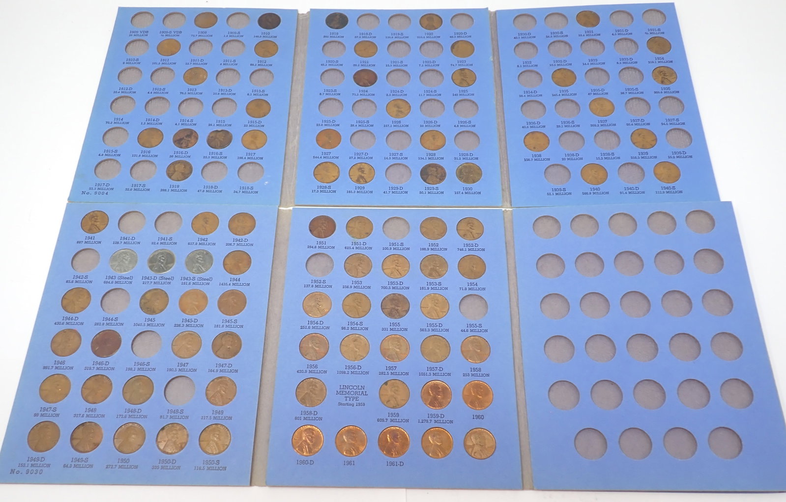 1909-1961 Lincoln Head Cents: Shipping available