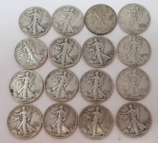1942-1944 Walking Liberty Silver Half Dollars