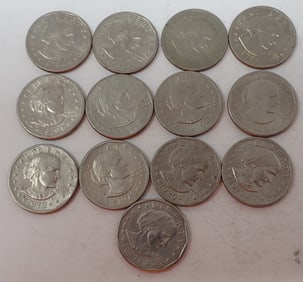 14 Susan B. Anthony Dollars