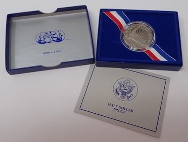 1986-S Liberty Half Dollar Proof
