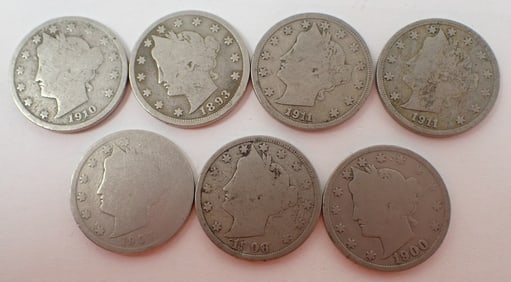 1893-1911 Liberty Head Nickels