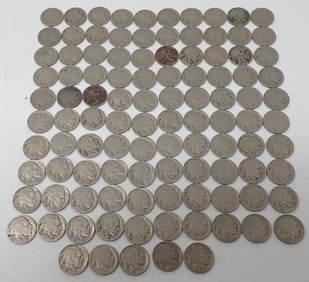 105 Buffalo Nickels