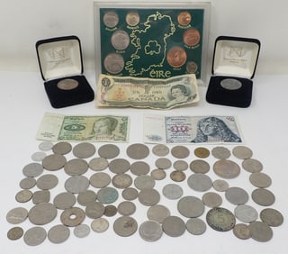 Foreign Coins & Paper Money