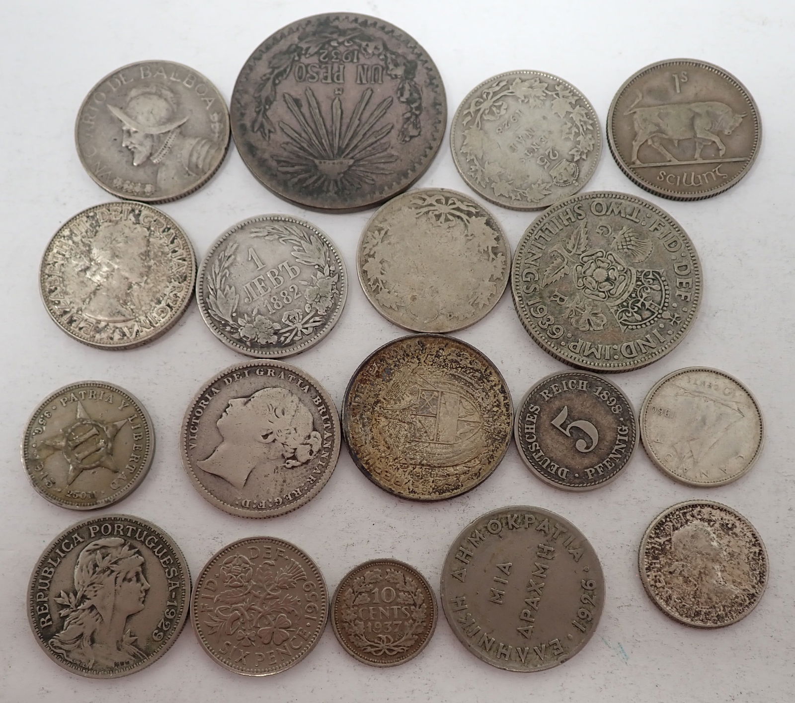 Foreign Coins incl Silver (1 of 5)