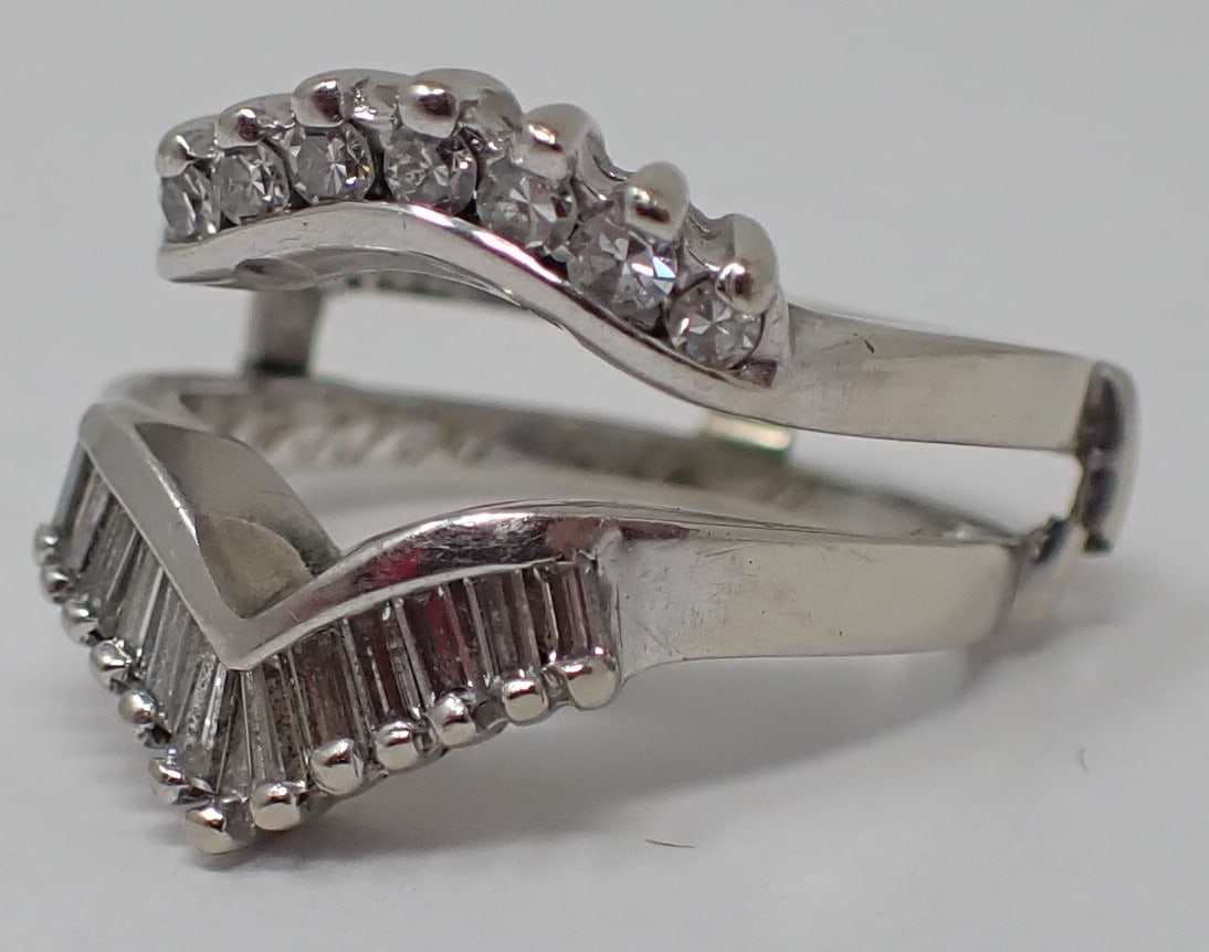 Diamond Wedding Ring Guard (1 of 7)