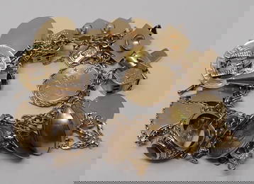 Gold Charm Bracelet