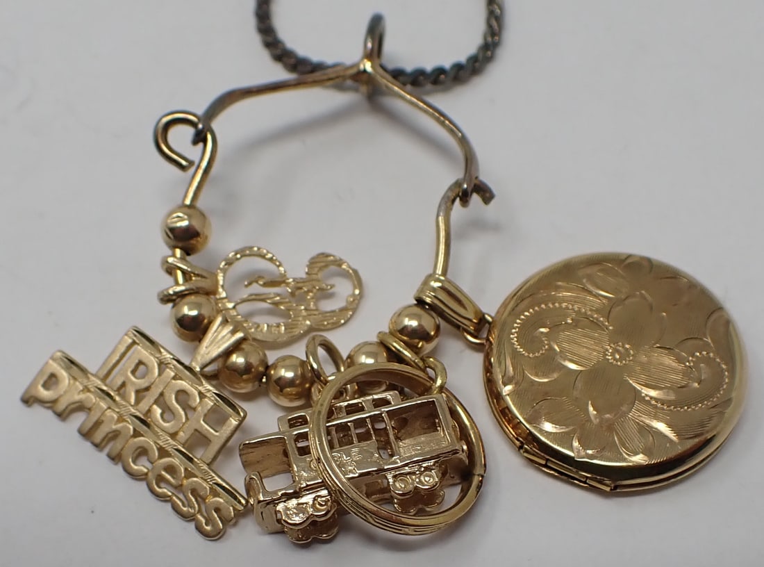 Necklace with Charms (1 of 4)