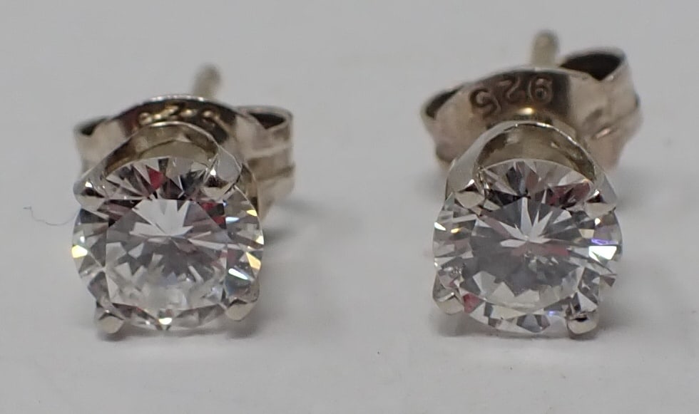 Pair of Diamond Stud Earrings (1 of 5)