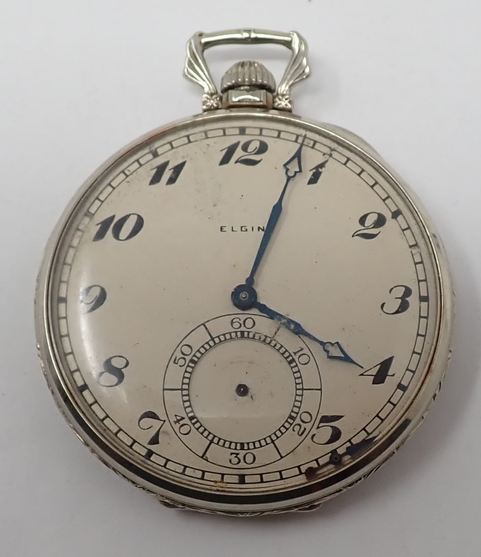 Elgin Gold Cased Pocket Watch (1 of 8)