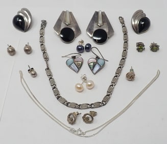 Grouping of Sterling Jewelry