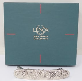 Sterling Repousse Hair Barrette