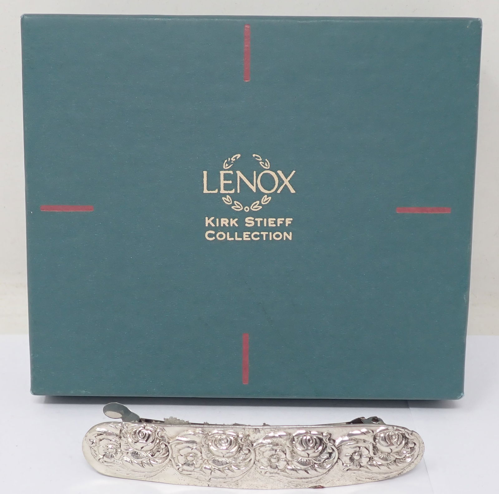 Sterling Repousse Hair Barrette (1 of 5)