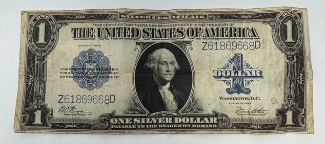 1923 $1 Silver Certificate Large Note