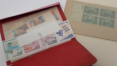US Postage Stamp Mint Blocks
