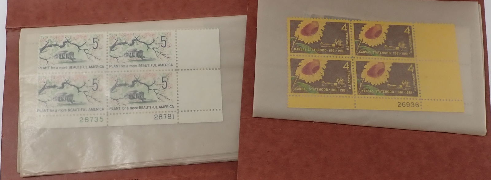 US Postage Stamp Mint Blocks (1 of 20)