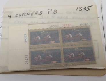 US Postage Stamp Blocks & Stamps