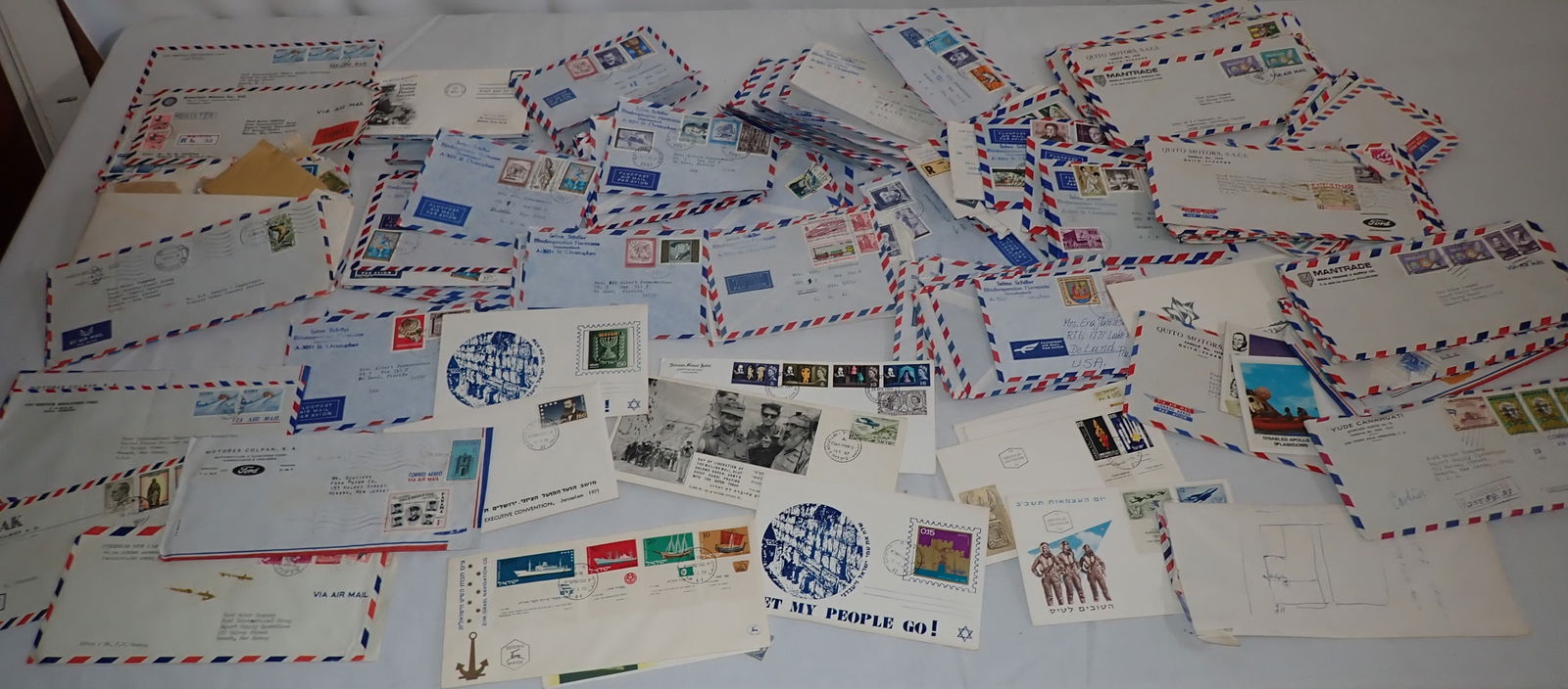 Airmail Envelopes & Stamps incl Ford Motor Company: Shipping available