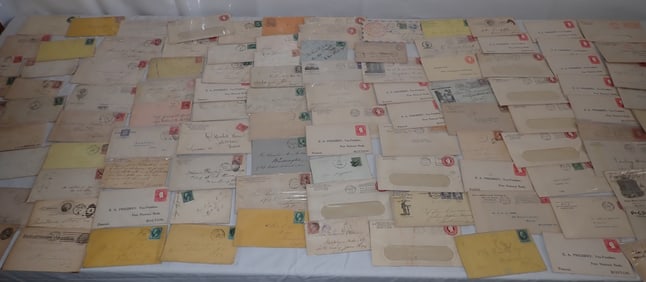 Stamps Envelopes Post Cards Misc Ephemera