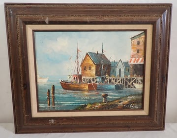 1982 Signed Oil on Canvas Painting