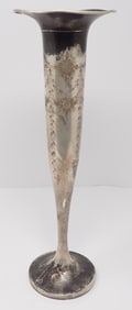 Sterling Silver Trumpet Vase AS IS